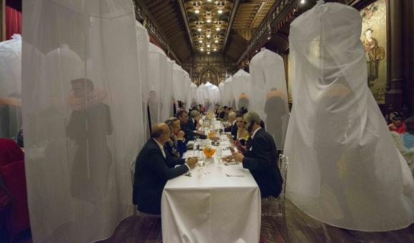 Surrealist Dinner at Brussels City Hall