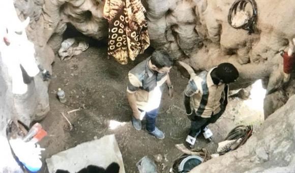 A l'intérieur du Baobab dans la maison du sorcier