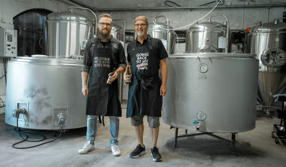 Différentes bières sont brassées à Lövstabruk, dont la Belgian Ale, sur base d’une recette trouvée dans les archives du bruk © J. Van Belle - WBI